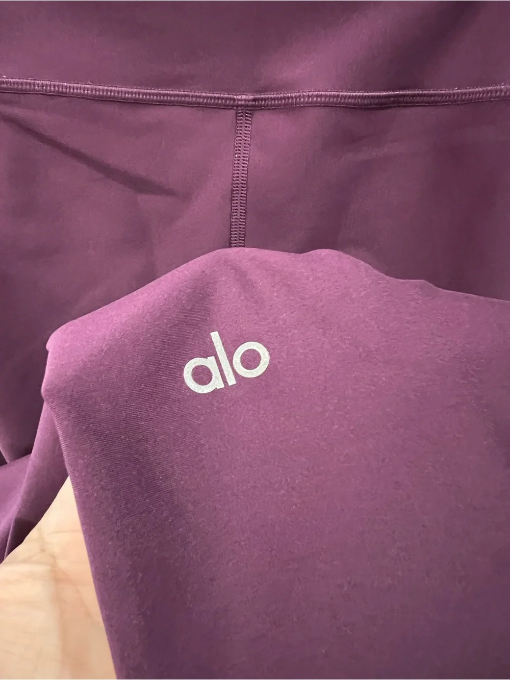 Alo Yoga High Waist Airlift Leggings Purple Size Medium